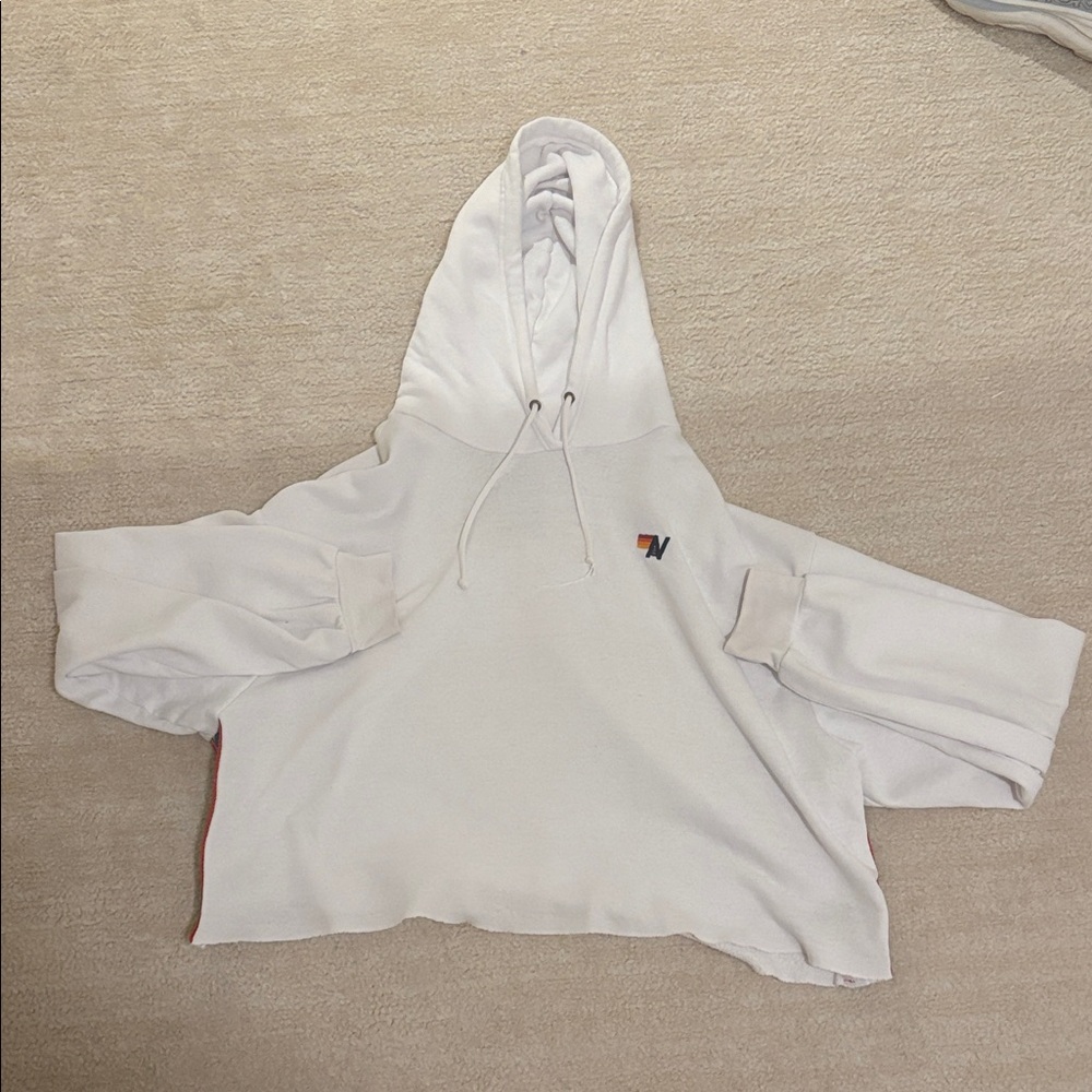 Aviator Nation White Hoodie